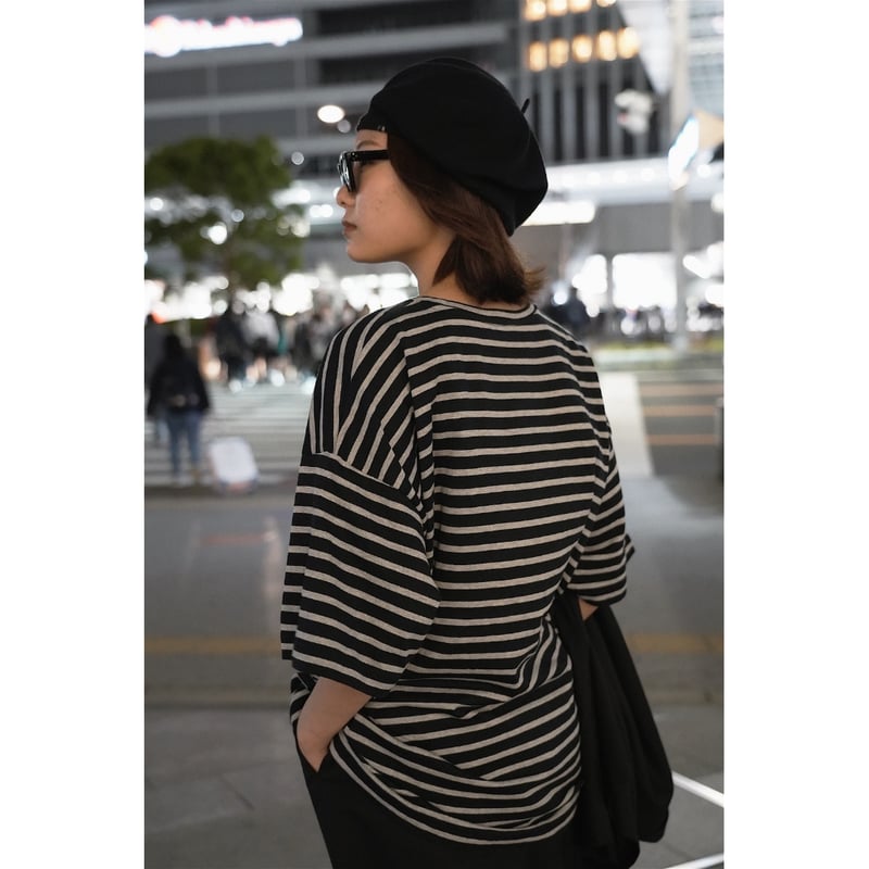 トップス PORTER CLASSIC BEATNIK BORDER T-SHIRT BEATNIK BORDER T-SHIRT – PORTER CLASSIC KYOTO