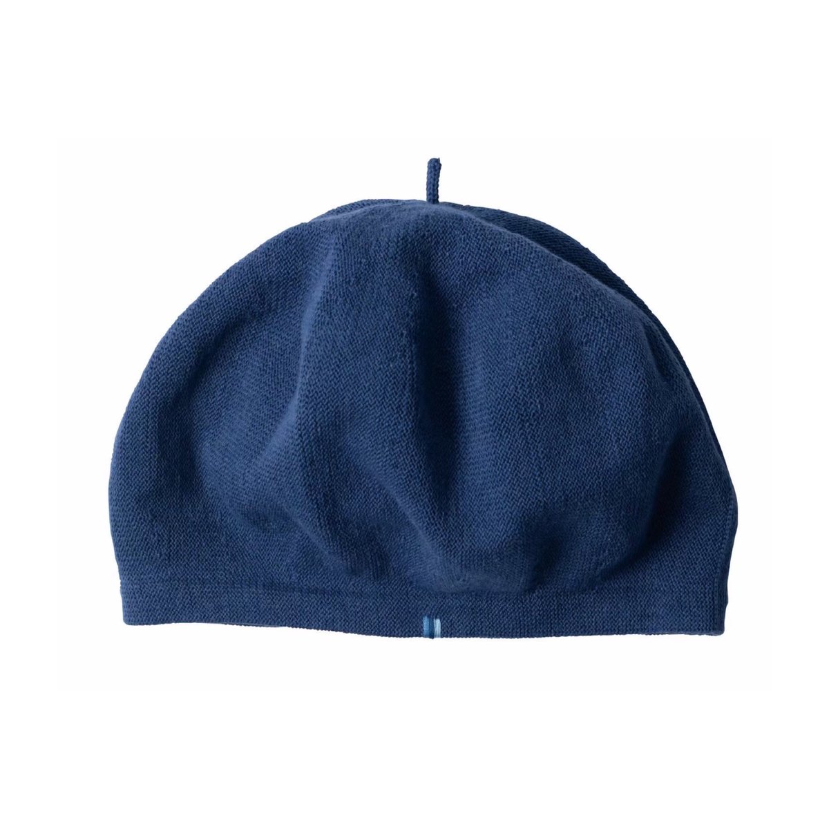 Porter Classic ニットベレー帽 トリコロール ネイビー 試着のみ PORTER CLASSIC (ポータークラシック) HAND WORK KNIT BERET