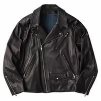 PC RIDERS JACKET W/LOVE&PEACE SILVER