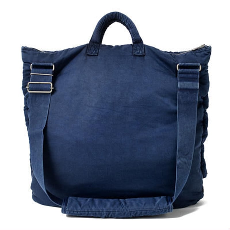 SUPER NYLON HELMET CASE BLUE- | PORTER CLASSIC