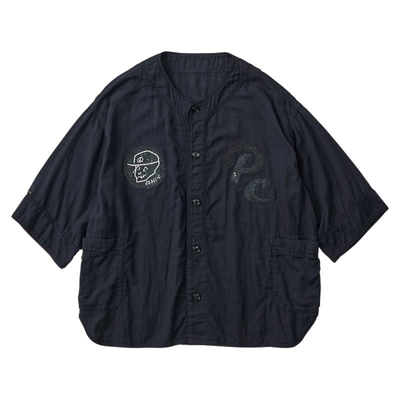 PORTER CLASSIC SUVIN GOLD GAUZE シャツ　サイズS Porter Classic(ポータークラシック) スビンゴールドガーゼ