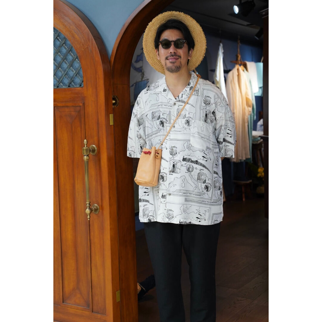Porter Classic ALOHA SHIRT TRAIN オリエント急行 porter
