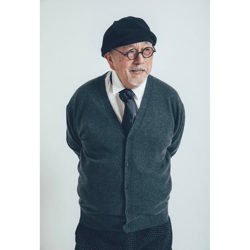 ポータークラシック カシミヤ KNIT CARDIGAN(BABY CASH)紺 CASHMERE KNIT CARDIGAN（BABY CASH） | PORTER CLA