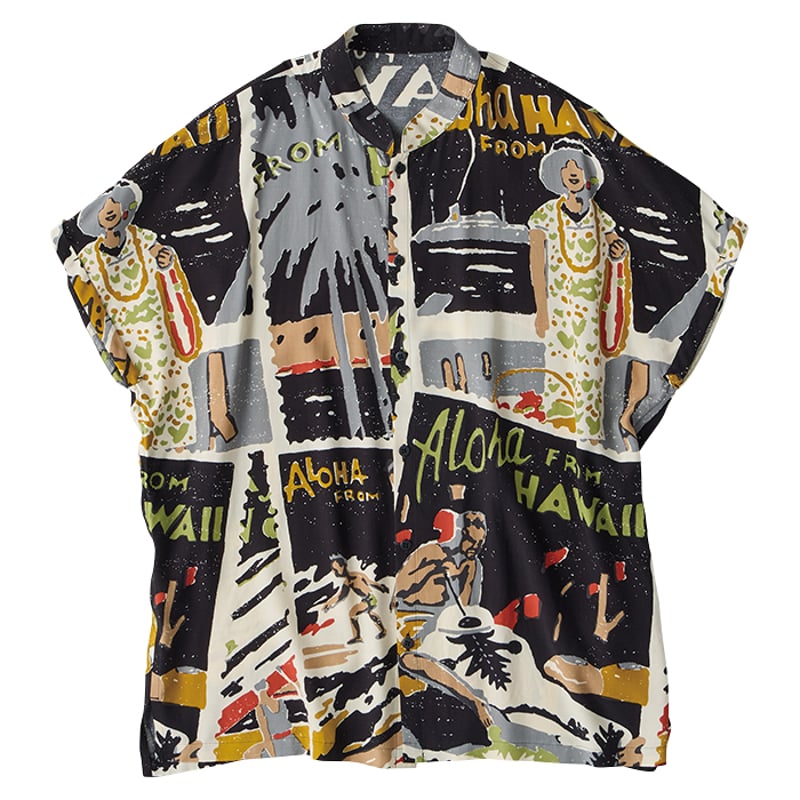 HAWAIIAN OUTDOOR ALOHA BLOUSE | PORTER CLASSIC HAWAIIAN OUTDOOR ALOHA BLOUSE | PORTER CLASSIC