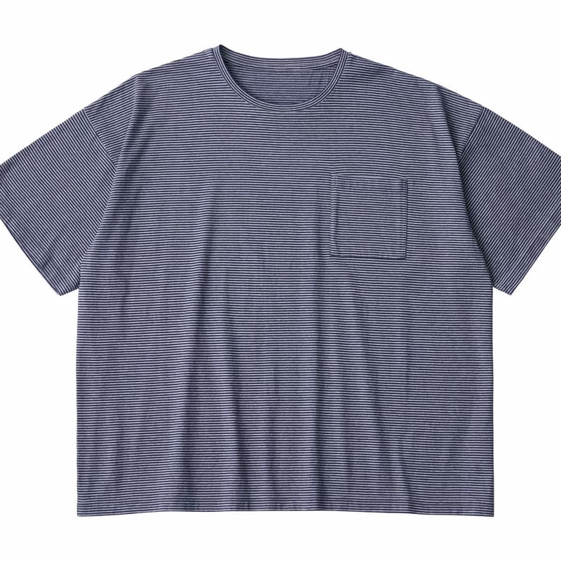 トップス PORTER CLASSIC BEATNIK BORDER T-SHIRT PORTER CLASSIC, BEATNIK BORDER T-SHIRT | Purveyors