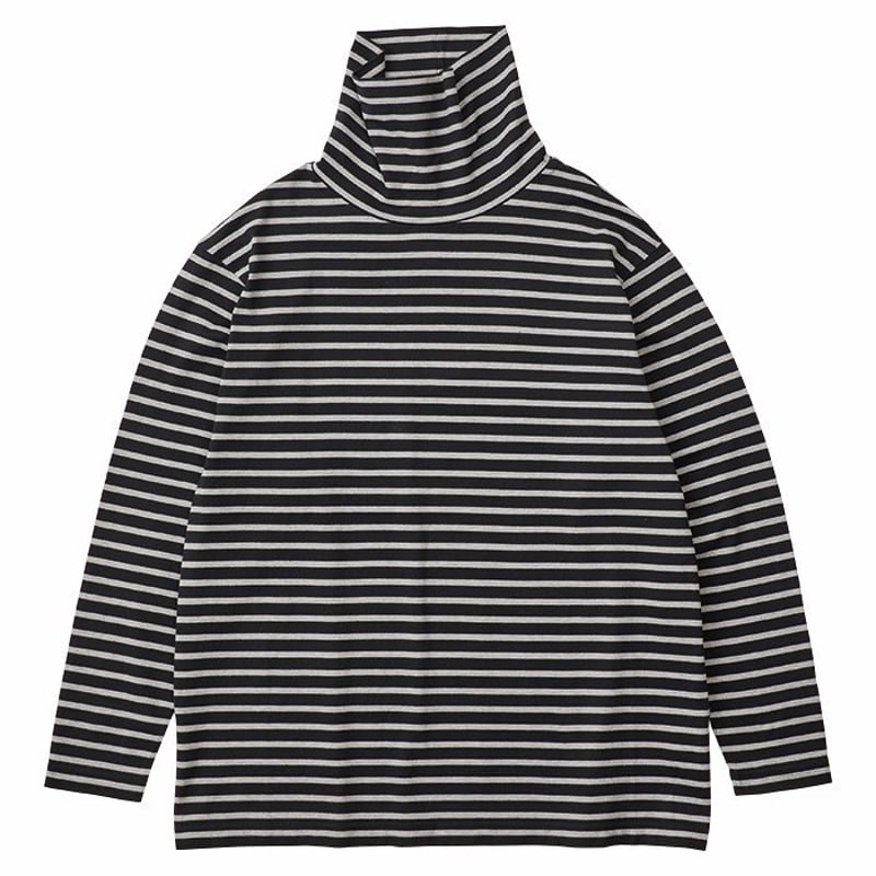 H/W BEATNIK BORDER TURTLENECK | PORTER CLASSIC