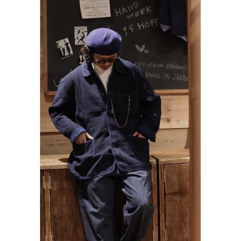 NEW SASHIKO LIGHT FRENCH JACKET WATCH CHAIN ITE