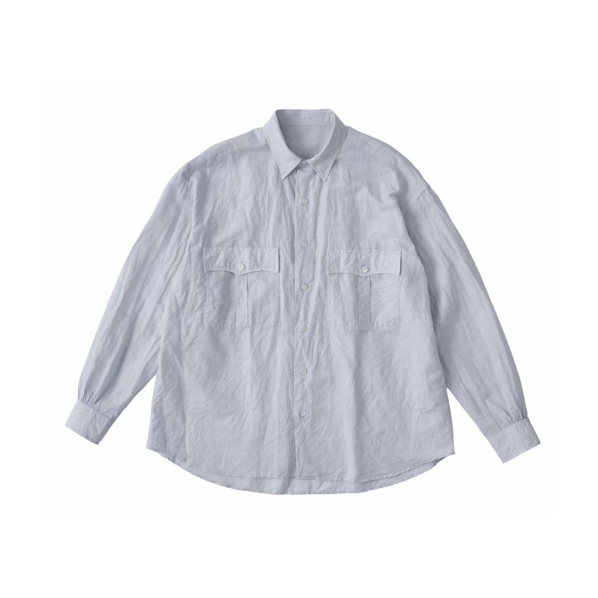 トップス PORTER CLASSIC R-UP LINEN COTTON SHIRTS ROLL UP LINEN COTTON SHIRT (CANCLINI)（ロール アップ リネン