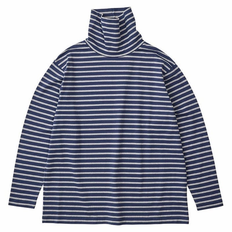 H/W BEATNIK BORDER TURTLENECK | PORTER CLASSIC