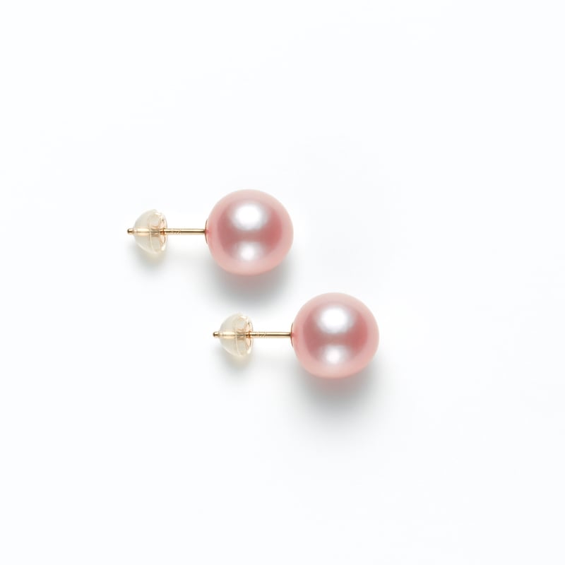 天然ピンクパールピアス 11mm ※POPUP限定品／SpecialPrice