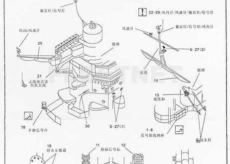 1/700 日本海軍艦艇用 艤装品