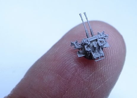1/350 日本海軍96式25mm連装機銃セット