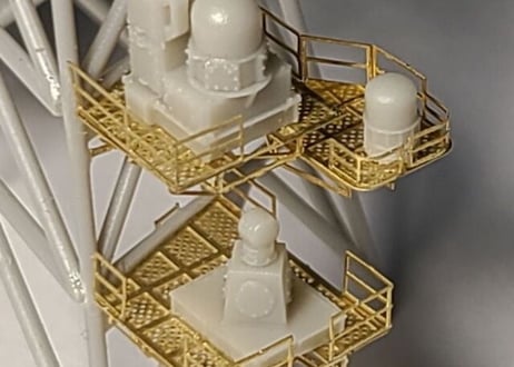 1/350 露海軍 MP-407 スタート2 ESM (ウダロイ級、ソブレメンヌイ級、スラヴァ級用)