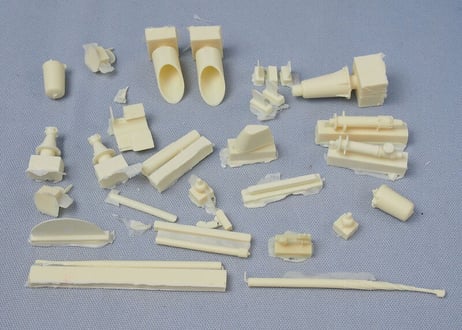 1/72 独海軍 UボートVIIc - VIIc/41 ディティールセット