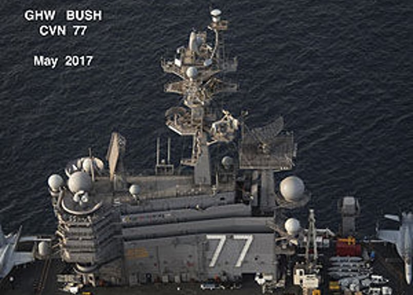 米海軍空母 CVN-77 G. H. W. ブッシュ フォトDVD | 艦船模型専門店