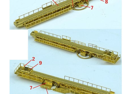 1/700 米海軍戦艦用カタパルト（後期型）