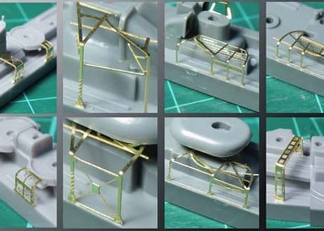 1/700 日本海軍駆逐艦用 スキッドビームセットI
