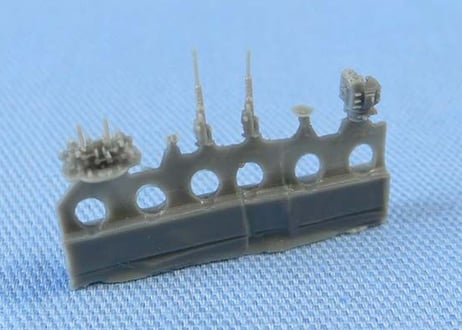 1/700 米海軍Mk.22 3インチ連装砲（オープンマウント）