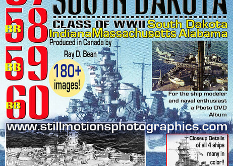 米海軍 サウスダコタ級戦艦 フォトDVD