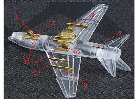 1/700 米海軍 A-7E コルセアII アップグレードセット