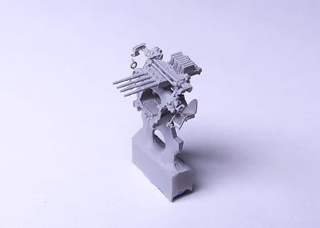 1/350 米海軍1.1インチ四連装機銃 (Mk.44 方位盤付き)