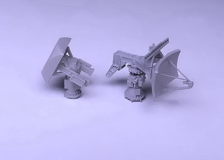 1/350 SPN-43 航空管制レーダー & SMQ-11レシーバー