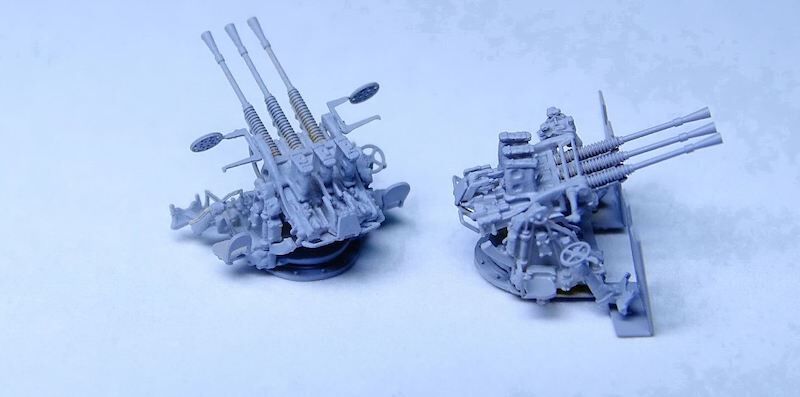 1/200 日本海軍96式25mm 三連装機銃セット | 艦船模型専門店 フリート