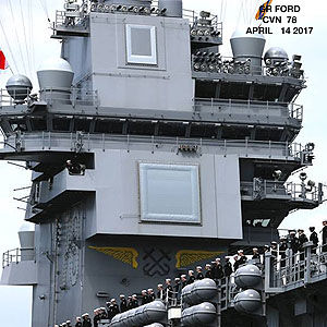 米海軍空母 CVN-78 ジェラルド・R・フォード フォトDVD | 艦船