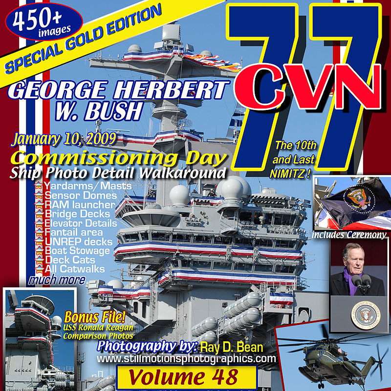 米海軍空母 CVN-77 G. H. W. ブッシュ フォトDVD | 艦船模型専門