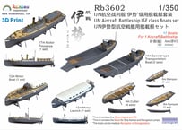 1/350 日本海軍 伊勢型航空戦艦用艦載艇セット
