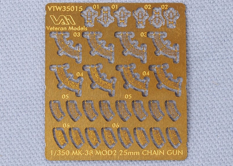 1/350 Mk.38 Mod2 25mm チェーンガン & Mk.53 ヌルカ・デコイ |