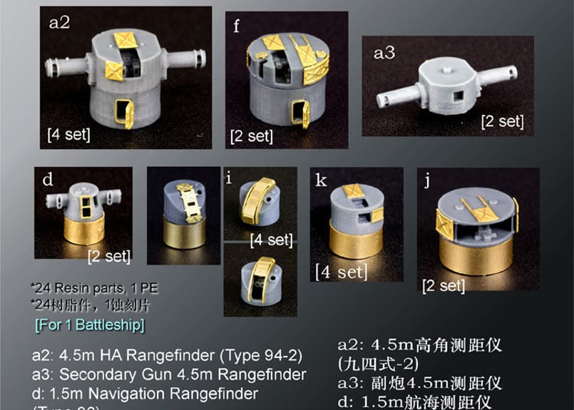 1/350 日本海軍 火器管制装置3 1/350 日本海軍 火器管制装置3 | 艦船模型専門店 フリートネット