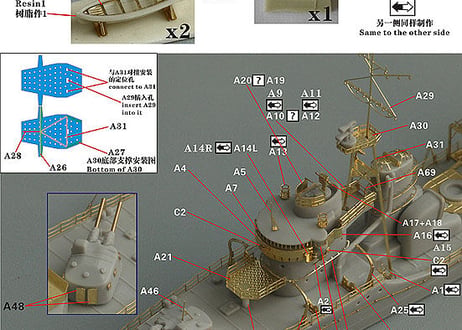 1/700 日本海軍 特I型駆逐艦 (後期) アップグレードセット