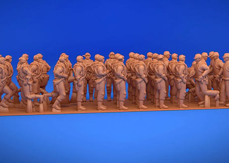 1/700 WWII 日本海軍 パイロット&整備員