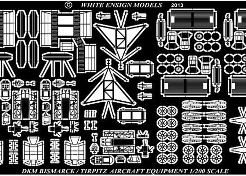 1/200 戦艦ビスマルク 航空機用エッチング | 艦船模型専門店 フリート 