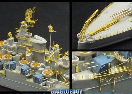 1/700 米海軍戦艦 カリフォルニア用ディティールセット