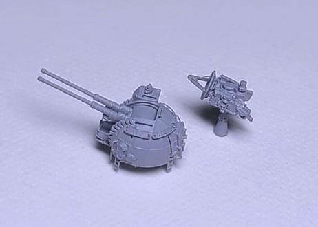 1/700 露海軍 AK-130 連装砲 & MR-184 カイト・スクリーチ 火器管制レーダー