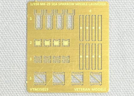 1/350 Mk.29 シースパローランチャー