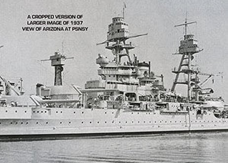 米海軍戦艦 BB-39 アリゾナ フォトDVD