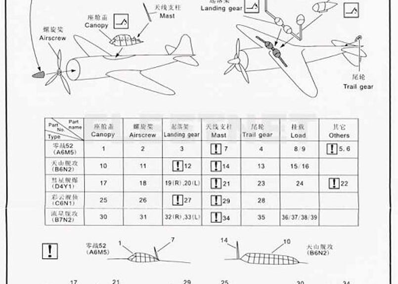 1/700 日本海軍航空機用セットII i8my1cf 1/700 日本海軍航空機用セットII | 艦船模型専門店 フリートネット