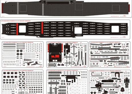 1/700 米海軍空母 CV-8 ホーネット 1942 アップグレードセット