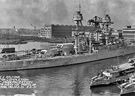 米海軍戦艦 BB-39 アリゾナ フォトDVD