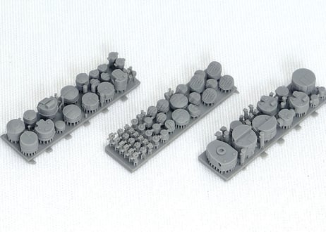 1/700 日本海軍重巡用 測距儀 & 方位盤