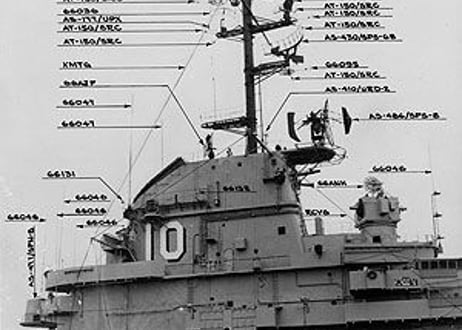 米海軍艦艇 レーダー・センサー・レドーム フォトDVD