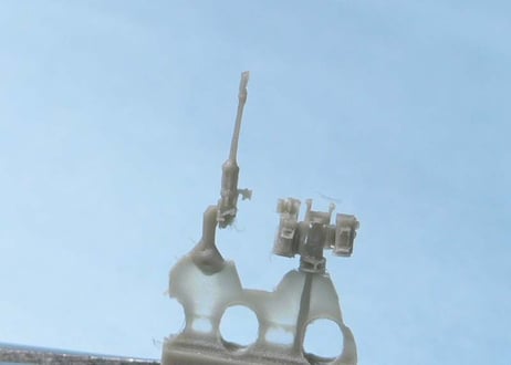 1/350 Mk.36 魚雷発射管＆Mk.38 チェーンガン