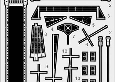 1/700 空母龍驤（第二次改装時）用エッチング