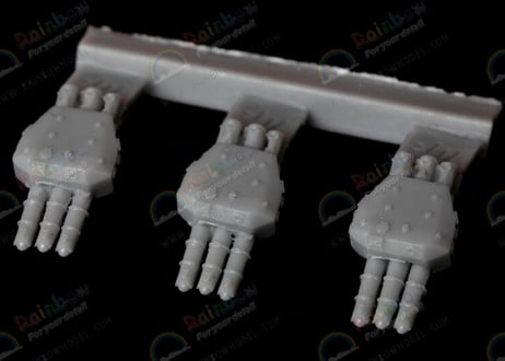1/700 日本海軍 12年式改1型 三連装発射管 (防盾付き)