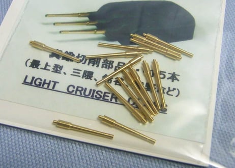 1/350 日本海軍軽巡用 60口径15.5cm砲身