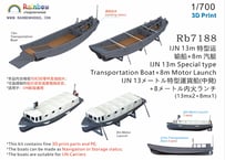 1/700 日本海軍 13m特型運貨船+8m内火ランチ