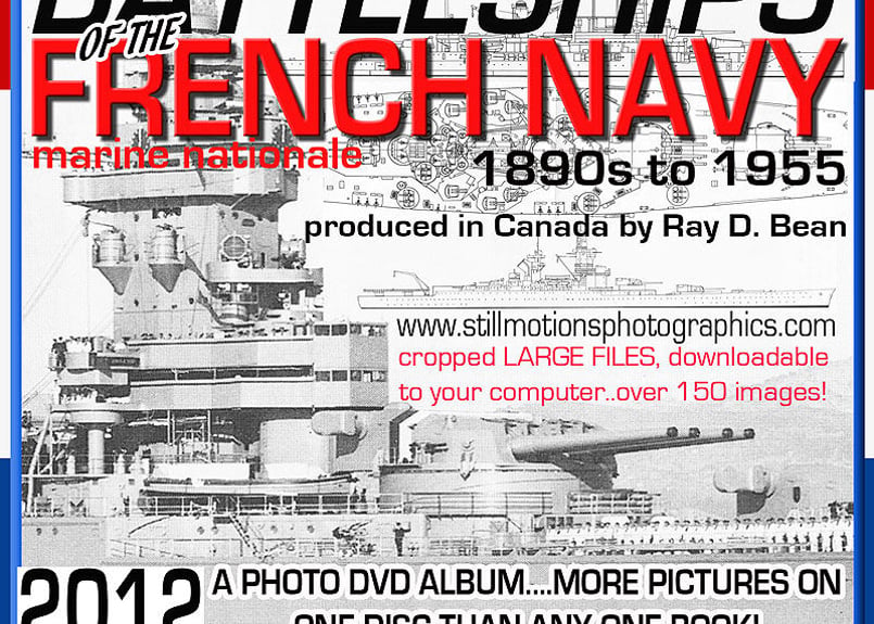 仏海軍戦艦 フォトDVD 1890年代-1955 | 艦船模型専門店 フリートネット